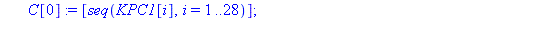 proc (Key::list) local i, k, PC1, PC2, ks, C, D, CD, KPC1, KI; ks := [1, 1, 2, 2, 2, 2, 2, 2, 1, 2, 2, 2, 2, 2, 2, 1]; PC1 := [57, 49, 41, 33, 25, 17, 9, 1, 58, 50, 42, 34, 26, 18, 10, 2, 59, 51, 43, ...