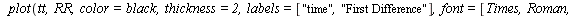restart; -1; randomize(); -1; with(Statistics); -1; `:=`(a, 0); -1; `:=`(b, .9); -1; `:=`(n, 1000); -1; `:=`(r, Sample(RandomVariable(Normal(0, 1)), n)); -1; `:=`(s[1], 0); -1; for i from 2 to n do `:...