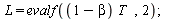 restart; 1; with(Optimization); -1; `:=`(beta, .5); -1; `:=`(t, .4); -1; `:=`(w, 50); -1; `:=`(T, 24); -1; `:=`(U, `*`(`^`(C, beta), `*`(`^`(L, `+`(1, `-`(beta)))))); -1; `:=`(con, `+`(`*`(`+`(1, `-`(...