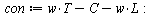 restart; 1; with(Optimization); -1; `:=`(beta, .5); -1; `:=`(w, 50); -1; `:=`(T, 24); -1; `:=`(U, `*`(`^`(C, beta), `*`(`^`(L, `+`(1, `-`(beta)))))); -1; `:=`(con, `+`(`*`(w, `*`(T)), `-`(C), `-`(`*`(...