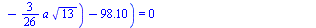 `+`(`*`(`/`(1, 10), `*`(`^`(10, `/`(1, 2)), `*`(t, `*`(`+`(1, `-`(`*`(`/`(1, 20), `*`(b, `*`(`^`(10, `/`(1, 2))))))))))), `*`(`/`(3, 10), `*`(`^`(10, `/`(1, 2)), `*`(`+`(`-`(`*`(t, `*`(`+`(`*`(`/`(3, ...