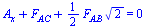 `+`(A[x], F[AC], `*`(`/`(1, 2), `*`(F[AB], `*`(`^`(2, `/`(1, 2)))))) = 0