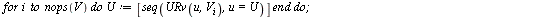 `assign`(nRep, proc (u) mul(factorial(x[2]), x = convert(u, multiset)) end proc); -1; `assign`(URv, proc (u, v) local U, ou, i, ptr, vI; `assign`(ou, NULL); `assign`(U, []); `assign`(vI, indets(v)); f...