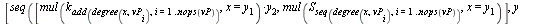 `assign`(km, proc () local u, v, N; `assign`(N, add(x, x = args)); `assign`(v, expand(eval(makeTab_sm(args), makeK_s(N)))); `assign`(u, [seq(`^`(x, i) = `*`(`^`(-1, `+`(i, `-`(1))), `*`(factorial(`+`(...
