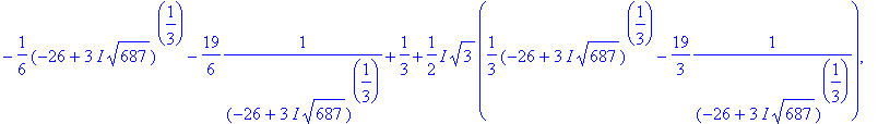 1/3*(-26+3*I*sqrt(687))^(1/3)+19/3/((-26+3*I*sqrt(6...
