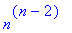 n^(n-2)