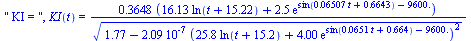  KI = 