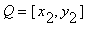 Q = [x[2], y[2]]
