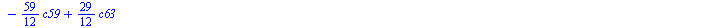`+`(`*`(`/`(7, 3), `*`(c2)), `-`(`*`(`/`(11, 8), `*`(c3))), `*`(`/`(23, 12), `*`(c4)), `-`(`*`(`/`(115, 24), `*`(c6))), `*`(`/`(41, 24), `*`(c8)), `*`(`/`(41, 12), `*`(c11)), `*`(`/`(43, 12), `*`(c13)...