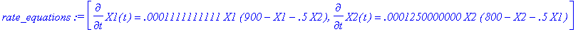 rate_equations := [diff(X1(t),t) = .1111111111e-3*X...