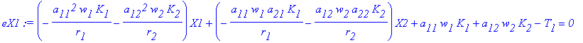 eX1 := (-a[11]^2*w[1]*K[1]/r[1]-a[12]^2*w[2]*K[2]/r...