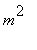 m^2