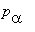 p[alpha]