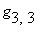 g[3,3]