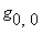 g[0,0]