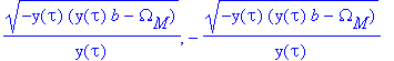 sqrt(-y(tau)*(y(tau)*b-Omega[M]))/y(tau), -sqrt(-y(...