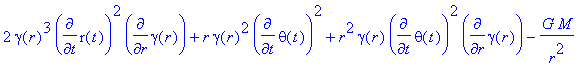 2*gamma(r)^3*diff(r(t),t)^2*diff(gamma(r),r)+r*gamm...