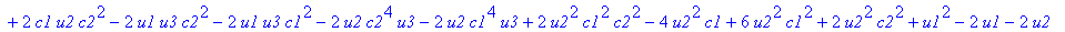 X := [(u1*u2*c1+u3*c2^2+u3*c1^2-c1*u1-2*u1*u2*c1^2+u1^2*c1+u1*c2^2+u1*c1^2-u2*u3*c2^2-u2*u3*c1^2-c1*u3*c2^2-u1*u3*c2^2-u1*u3*c1^2-u2*c2^4*u3-u2*c1^4*u3-2*u2*c1^2*u3*c2^2+2*u2*c1*u3*c2^2+2*u2*c1^3*u3+u3...