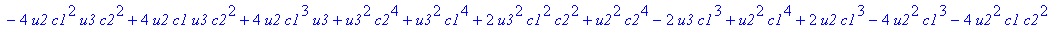 X := [(u1*u2*c1+u3*c2^2+u3*c1^2-c1*u1-2*u1*u2*c1^2+u1^2*c1+u1*c2^2+u1*c1^2-u2*u3*c2^2-u2*u3*c1^2-c1*u3*c2^2-u1*u3*c2^2-u1*u3*c1^2-u2*c2^4*u3-u2*c1^4*u3-2*u2*c1^2*u3*c2^2+2*u2*c1*u3*c2^2+2*u2*c1^3*u3+u3...