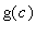 g(c)