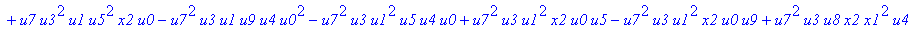 con := (-u7^2*u3*u1*u2*u0^2*u5+u7*x1*u1*u4^2*u2*u8^2+u4*u0^2*u8*u5*u2^2*u3+u4^2*u0*u8*u5*u1^2*x2+u9^2*x1*u3*u2*u6^2*u5-u2^2*u0*u6^2*x2*u9*x1-u2*u0*u6*u9^2*u7*u3^2-u2^2*u8*u6*x2*u9*x1^2+u9*x1*u3^2*u2^2*...
