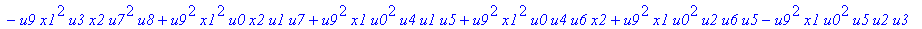 con := (-u7^2*u3*u1*u2*u0^2*u5+u7*x1*u1*u4^2*u2*u8^2+u4*u0^2*u8*u5*u2^2*u3+u4^2*u0*u8*u5*u1^2*x2+u9^2*x1*u3*u2*u6^2*u5-u2^2*u0*u6^2*x2*u9*x1-u2*u0*u6*u9^2*u7*u3^2-u2^2*u8*u6*x2*u9*x1^2+u9*x1*u3^2*u2^2*...