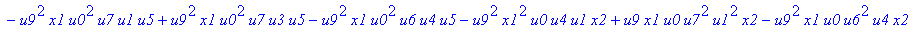 con := (-u7^2*u3*u1*u2*u0^2*u5+u7*x1*u1*u4^2*u2*u8^2+u4*u0^2*u8*u5*u2^2*u3+u4^2*u0*u8*u5*u1^2*x2+u9^2*x1*u3*u2*u6^2*u5-u2^2*u0*u6^2*x2*u9*x1-u2*u0*u6*u9^2*u7*u3^2-u2^2*u8*u6*x2*u9*x1^2+u9*x1*u3^2*u2^2*...