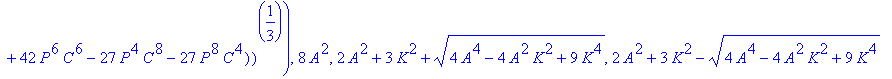 svals := 2/3*(-27*L^4*C^2-27*L^2*C^4+54*P^2*L^2*C^2...