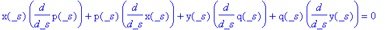 x(_s)*diff(p(_s),_s)+p(_s)*diff(x(_s),_s)+y(_s)*diff(q(_s),_s)+q(_s)*diff(y(_s),_s) = 0