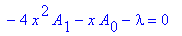 id := lambda*x*A[0]+lambda*x^2*A[1]-lambda*A[1]*x+lambda*x^3*A[2]-lambda*A[2]*x^2+lambda*x^4*A[3]-lambda*A[3]*x^3+lambda*x^5*A[4]-lambda*A[4]*x^4+lambda*x^6*A[5]-lambda*A[5]*x^5+2*A[1]+16*A[4]*x^4+4*A[...