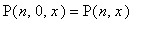 P(n,0,x) = P(n,x)
