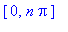 [0, n*Pi]
