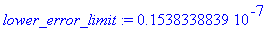 lower_error_limit := .1538338839e-7