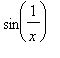 sin(1/x)