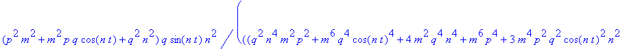 N2 := [proc (t) options operator, arrow; -(q^3*n^4*...