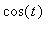 cos(t)
