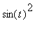 sin(t)^2
