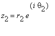 z[2] = r[2]*e^(i*theta[2])