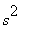 s^2