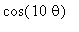 cos(10*theta)