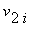 v[2*i]