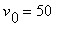 v[0] = 50