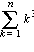 sum(k^3, k = 1 .. n)