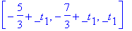 vector([-5/3+_t[1], -7/3+_t[1], _t[1]])