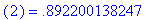 c := ARRAY([0 .. 7],[(0) = .325803428051, (1) = 1.0...