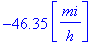 -46.35*Unit([mi/h])