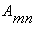 A[mn]