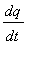 dq/dt