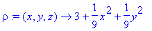 rho := proc (x, y, z) options operator, arrow; 3+1/...