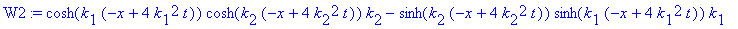 W2 := cosh(k[1]*(-x+4*k[1]^2*t))*cosh(k[2]*(-x+4*k[...